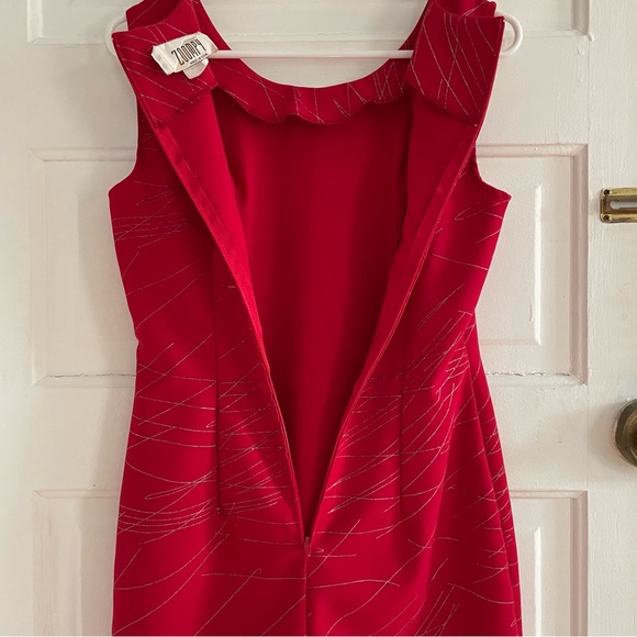 VTG Red Mini Dress - Picture 5 of 5